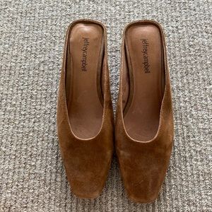Jeffrey Campbell brown mules